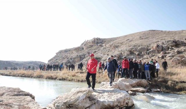 Ağrı’da Diyadin Kanyonu Yürüyüşü yapıldı