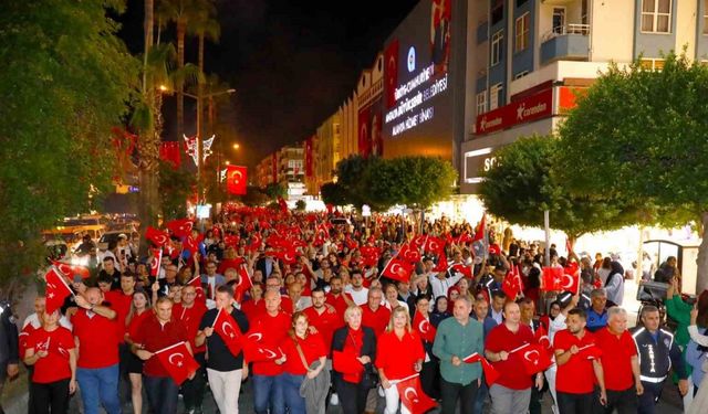 Alanya’da Cumhuriyet Bayramı’na büyük ilgi