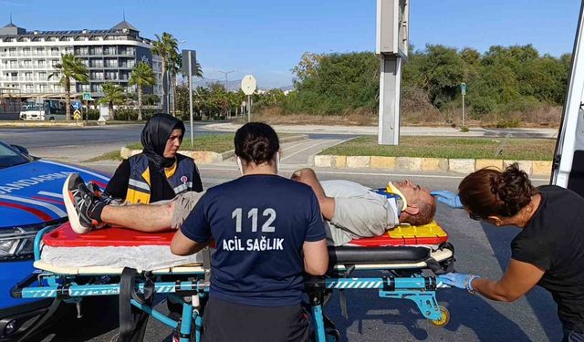 Antalya’da 2 motosiklet çarpıştı: 1 yaralı