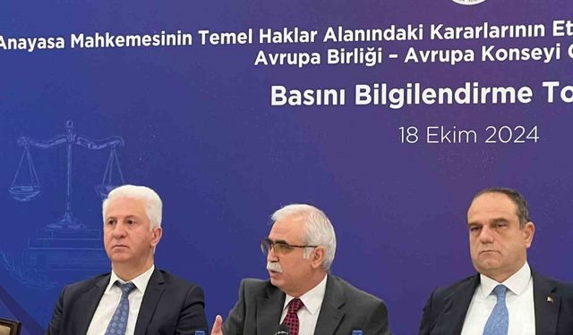 AYM Başkanı Özkaya: "HDP kapatma davasında raportörün incelemesi sürüyor"