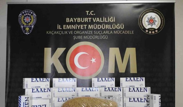 Bayburt’ta kaçak sigara operasyonu