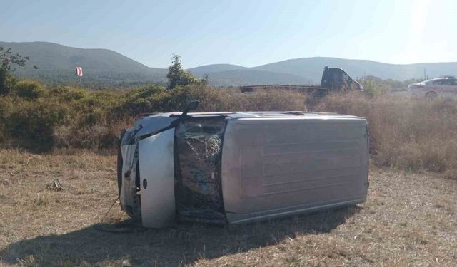 Bilecik’te kontrolden çıkan araç şarampole uçtu, sürücüsü yaralandı