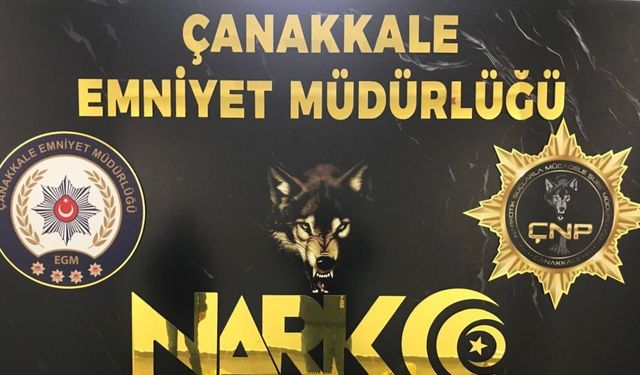 Çanakkale’de uyuşturucu operasyonu: 1 tutuklama