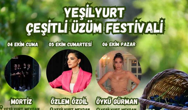 Çeşitli üzümlerin tanıtımı için festival düzenleniyor