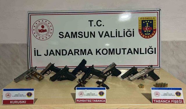 Düğünde silahla havaya ateş açan 6 kişi jandarma tarafından yakalandı