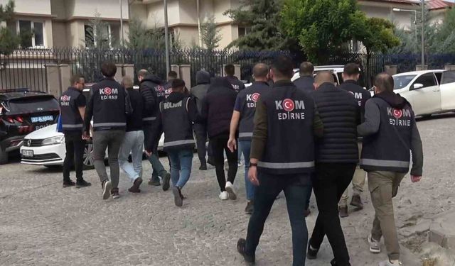 Edirne polisi sahte madeni Euro basan şebekeyi çökertti