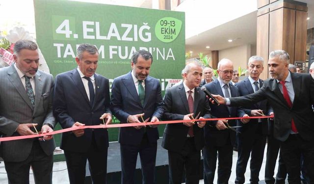 Elazığ’da 4’üncü Tarım Fuarı açıldı