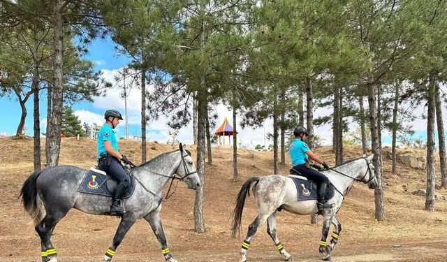 Elazığ’da atlı birlikler görev başında