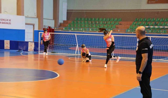 Goalball Kadınlar 1. Lig 2. Devre Müsabakaları Nevşehir’de başladı.