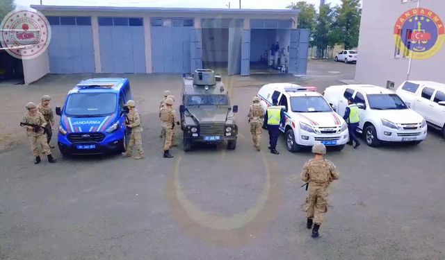 Jandarma ekipleri petrol boru hattında tatbikat gerçekleştirdi