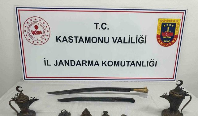 Kastamonu’da tarihi eser operasyonu