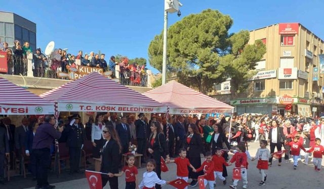 Köşk’te Cumhuriyet Bayramı törenle kutlandı