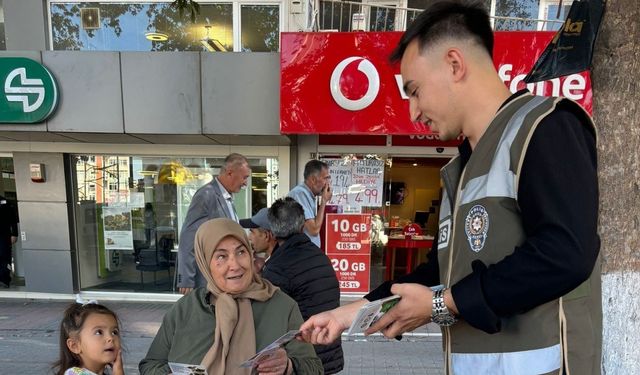 Kütahya Emniyetinden bilgilendirme faaliyetleri