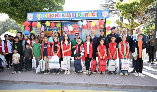 Malatya’da "Çocuk Hakları Durağı" etkinliğiyle farkındalık artırıldı