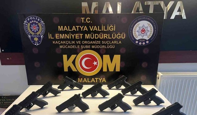 Malatya’da yasa dışı silah ticareti operasyonu: 3 tutuklama