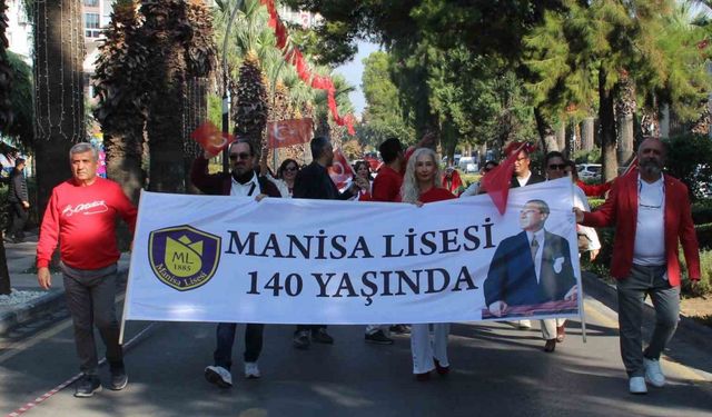 Manisa Lisesi’nden 140’ıncı yıla görkemli kutlama