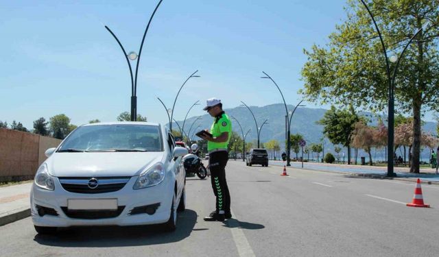 Ordu’da bir haftada 15 binden fazla araç ve sürücüsü denetlendi