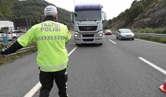 Ordu’da bir haftada yaklaşık 16 bin araç ve sürücüsü denetlendi