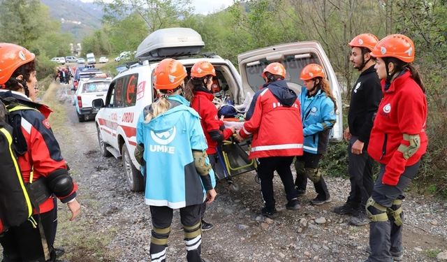 Ordu’da UMKE ekiplerinden afet tatbikatı