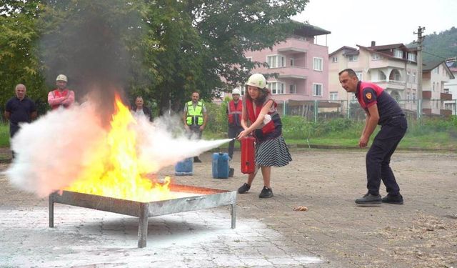 Ordu’da verilen eğitimler sayesinde yangın olayları yüzde 25 azaldı