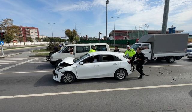 Samsun’da zincirleme kaza: 1 yaralı