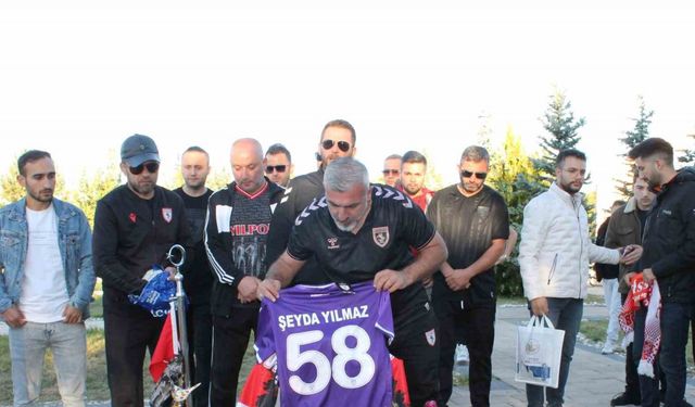 Samsunspor taraftarı şehit polis Şeyda Yılmaz’ı unutmadı