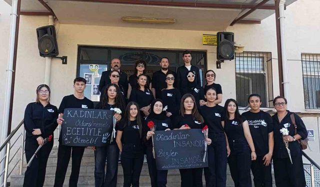 Sarıgöl Hayriye Ertürk Anadolu Lisesi’nden ’Kadına Şiddet Kader Değildir’ programı