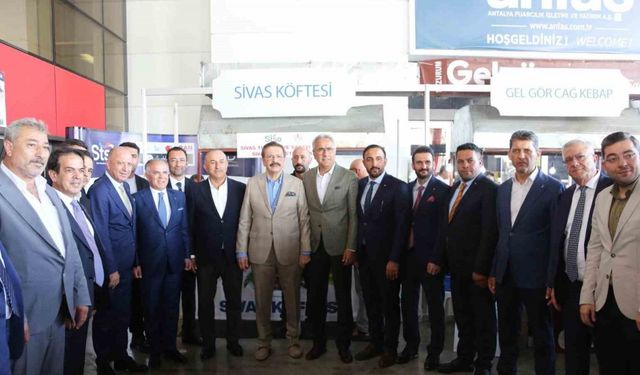 Sivas standı misafirlerini ağırladı