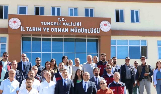 Tunceli’de, tarımsal üretim planlama bilgilendirme toplantısı