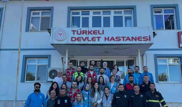 Türkeli Devlet Hastanesi’nde tatbikat