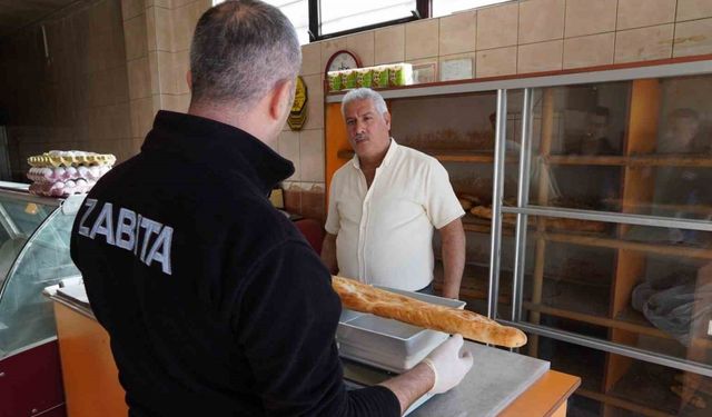 Zabıtadan ekmek fiyat tarifesi ve gramaj denetimi