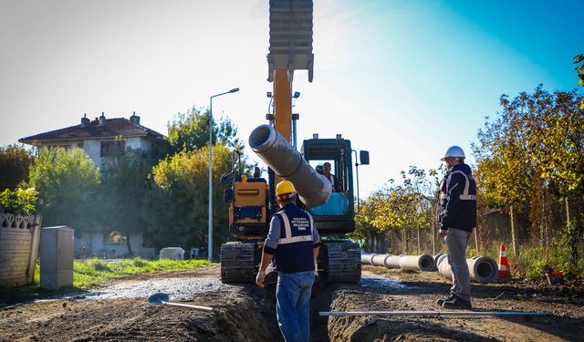 Yazlık Mahallesi’nin yağmur suyu altyapısı kışa hazır