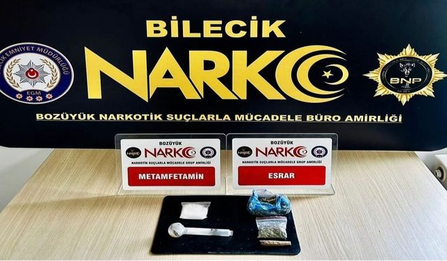 Bilecik'te uyuşturucu operasyonunda bir kişi yakalandı