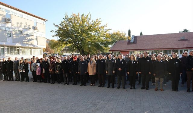 Büyük Önder Atatürk, Trakya Üniversitesinde törenle anıldı