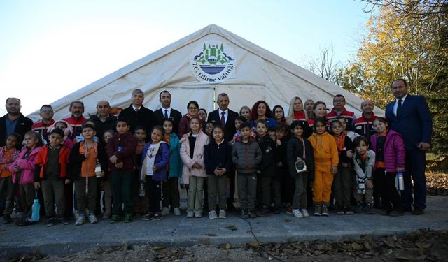 Edirne Valisi Sezer, Çocuk Tarım Akademisi'ni ziyaret etti