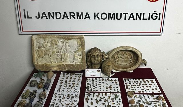 Edirne'de tarihi eser operasyonunda 2 şüpheli gözaltına alındı