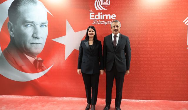 Edirne'nin kurtuluşunun 102. yıl dönümü kapsamında resepsiyon verildi