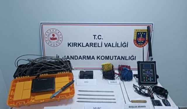 Kırklareli'nde uyuşturucu ve kaçak kazı operasyonunda 8 şüpheli yakalandı