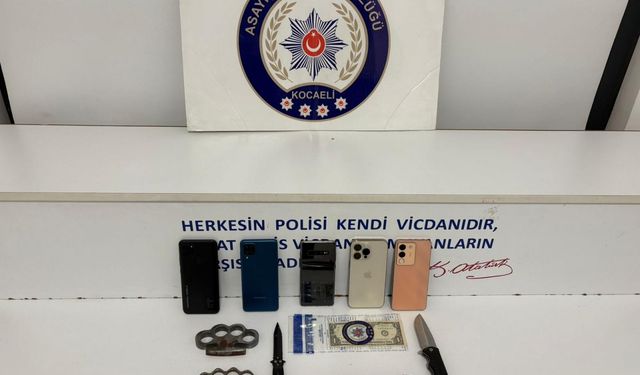 Kocaeli'de “yağma ve gasp” iddiasıyla yakalanan 3 zanlı tutuklandı