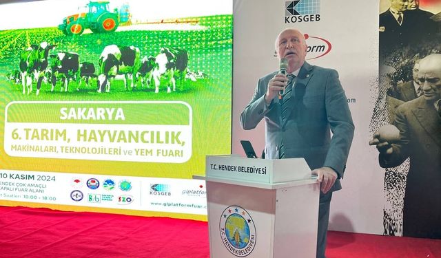 Sakarya'da "6. Tarım Hayvancılık Makinaları Teknolojileri ve Yem Fuarı" başladı