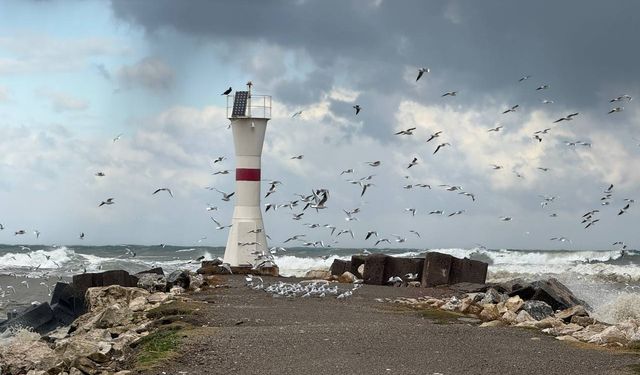 Balıkçılar olumsuz hava şartları nedeniyle denize açılamadı