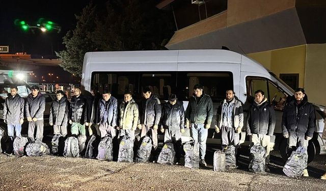 Tekirdağ'da 21 düzensiz göçmen yakalandı