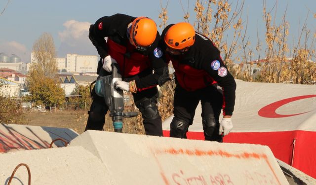 Tekirdağ'da Türkiye Afet Müdahale Planı kapsamında tatbikat yapıldı