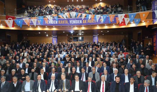 Adıyaman Kahta’ta AK Parti 8. Olağan İlçe Kongresi gerçekleştirildi