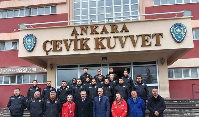 Ankara İl Emniyet Müdürü Dinç, Türk Kızılay’a kan bağışında bulundu