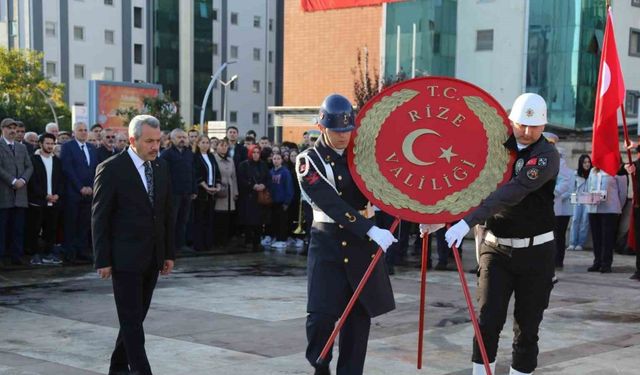 Atatürk Rize’de törenle anıldı