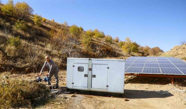 Başkan Çerçioğlu’nun projesi ile kırsal mahallede bulunan sondaj kuyusuna çevre dostu enerji sağlanacak