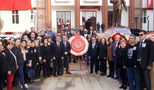 Başkan Yetişkin, Atatürk’ü Anma törenlerine katıldı