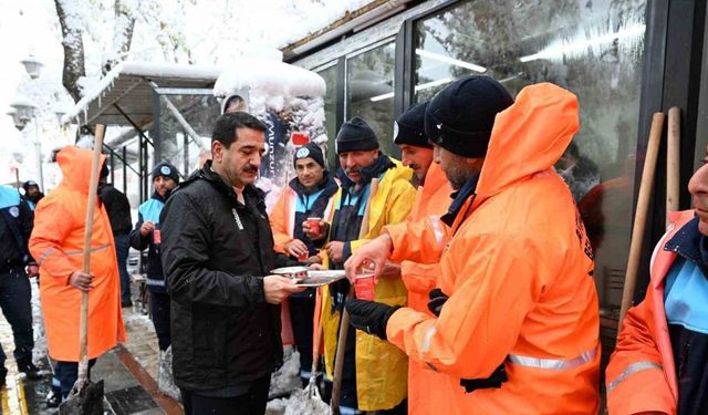 Battalgazi Belediyesi kış mesaisinde