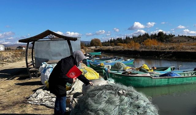 Beyşehir Gölü’ndeki su ürünleri denetimlerle korunuyor